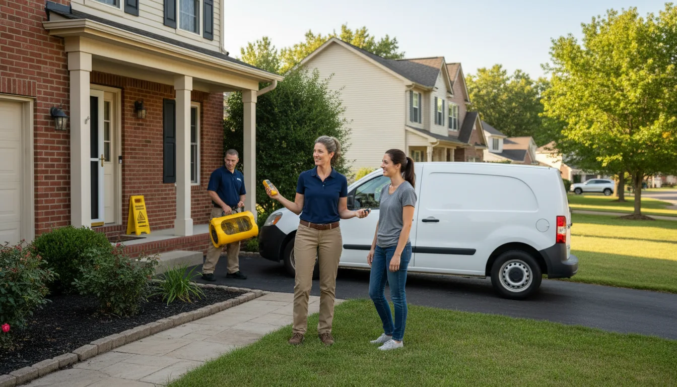 Residential water damage restoration in Chama, CO